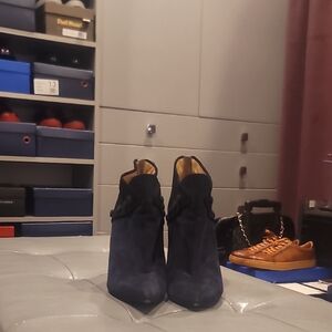 Emporio Armani Dark Blue Ankle Boots